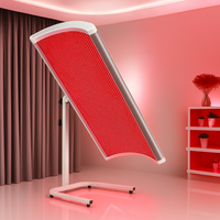 Red Light Therapy Panel Built for Full Body Wellness, 660nm 850nm Dual Wavelength, Curved Design, 1800W LED Output