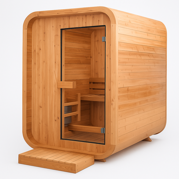 Traditional Indoor Sauna Built for Home Relaxation, Premium Cedar Construction, 6.5kW Heater, Glass Door