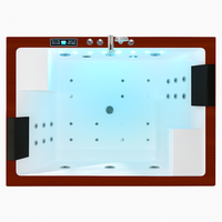 Dual-Occupancy Hot Tub Built for Luxury Relaxation, 28 Hydrotherapy Jets, LED Lighting, Digital Controls