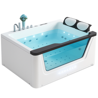 Whirlpool Hot Tub Built for Luxury Couples Spa Experience, 24 Jets, LED Lighting, Reinforced Acrylic