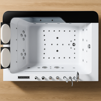 Whirlpool Hot Tub Built for Luxury Couples Spa Experience, 24 Jets, LED Lighting, Reinforced Acrylic
